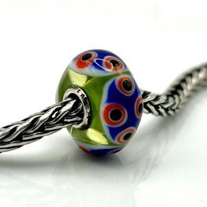 TROLLBEADS Green Blue Red Dot Uniques LAA 925S NEW, Small & Beautiful $ per Bead